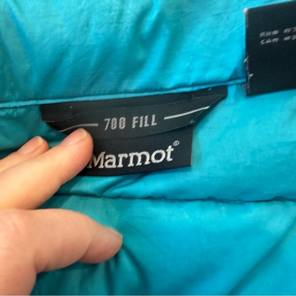 Marmot women’s small blue 700 fill down Puffer Jacket - Picture 12 of 14